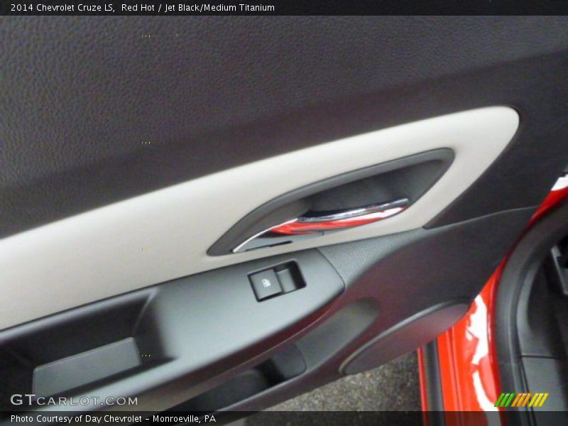Red Hot / Jet Black/Medium Titanium 2014 Chevrolet Cruze LS