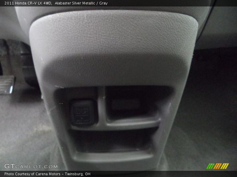 Alabaster Silver Metallic / Gray 2011 Honda CR-V LX 4WD