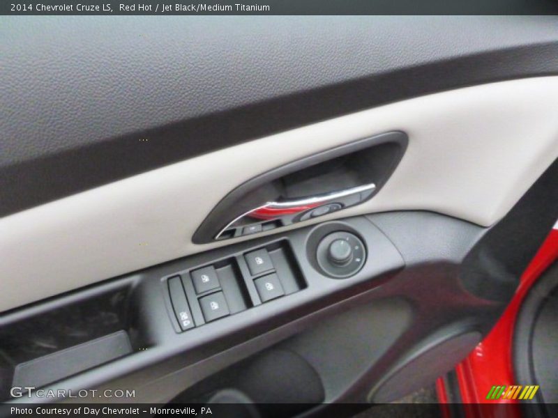 Red Hot / Jet Black/Medium Titanium 2014 Chevrolet Cruze LS