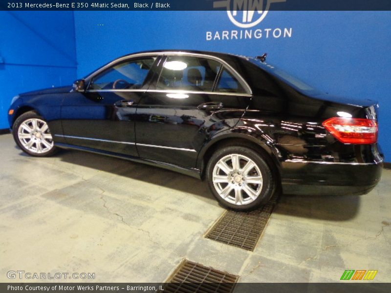 Black / Black 2013 Mercedes-Benz E 350 4Matic Sedan