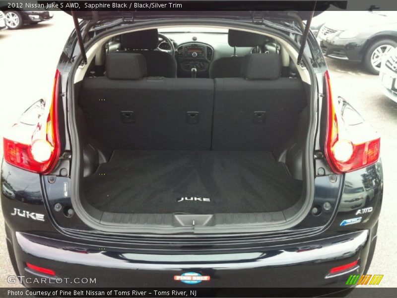 Sapphire Black / Black/Silver Trim 2012 Nissan Juke S AWD