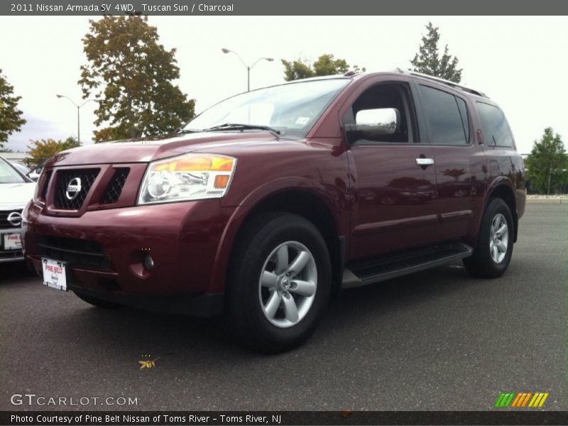 Tuscan Sun / Charcoal 2011 Nissan Armada SV 4WD