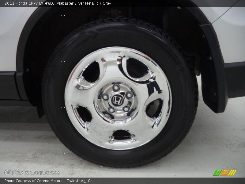 Alabaster Silver Metallic / Gray 2011 Honda CR-V LX 4WD