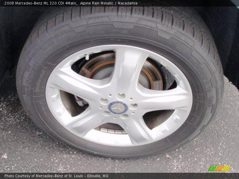 Alpine Rain Metallic / Macadamia 2008 Mercedes-Benz ML 320 CDI 4Matic