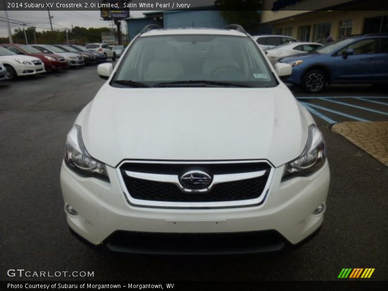 Satin White Pearl / Ivory 2014 Subaru XV Crosstrek 2.0i Limited