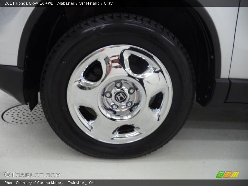 Alabaster Silver Metallic / Gray 2011 Honda CR-V LX 4WD