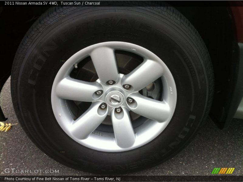 Tuscan Sun / Charcoal 2011 Nissan Armada SV 4WD