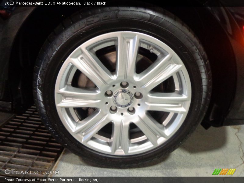 Black / Black 2013 Mercedes-Benz E 350 4Matic Sedan