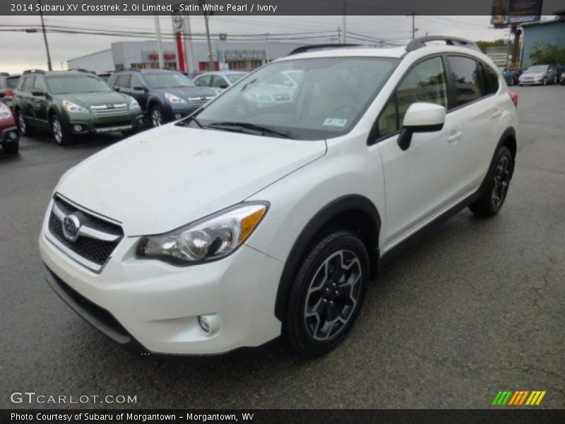 Satin White Pearl / Ivory 2014 Subaru XV Crosstrek 2.0i Limited