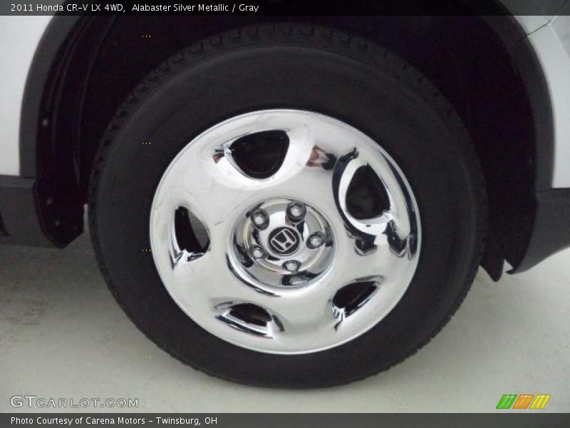 Alabaster Silver Metallic / Gray 2011 Honda CR-V LX 4WD