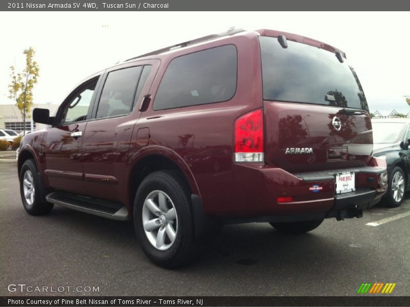 Tuscan Sun / Charcoal 2011 Nissan Armada SV 4WD