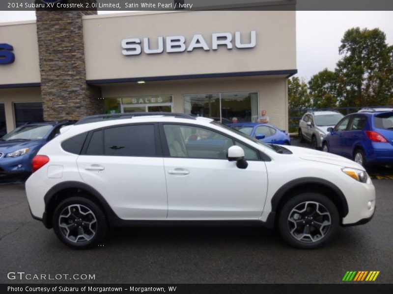 Satin White Pearl / Ivory 2014 Subaru XV Crosstrek 2.0i Limited