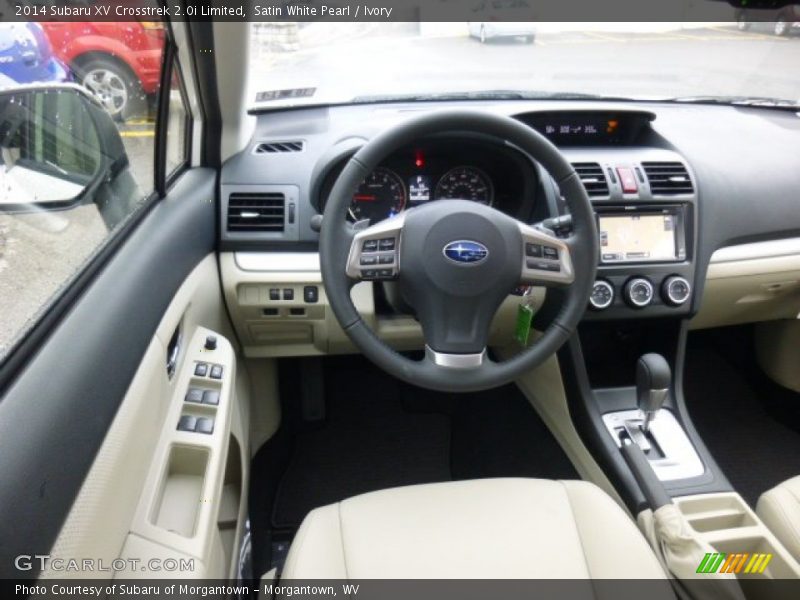 Satin White Pearl / Ivory 2014 Subaru XV Crosstrek 2.0i Limited