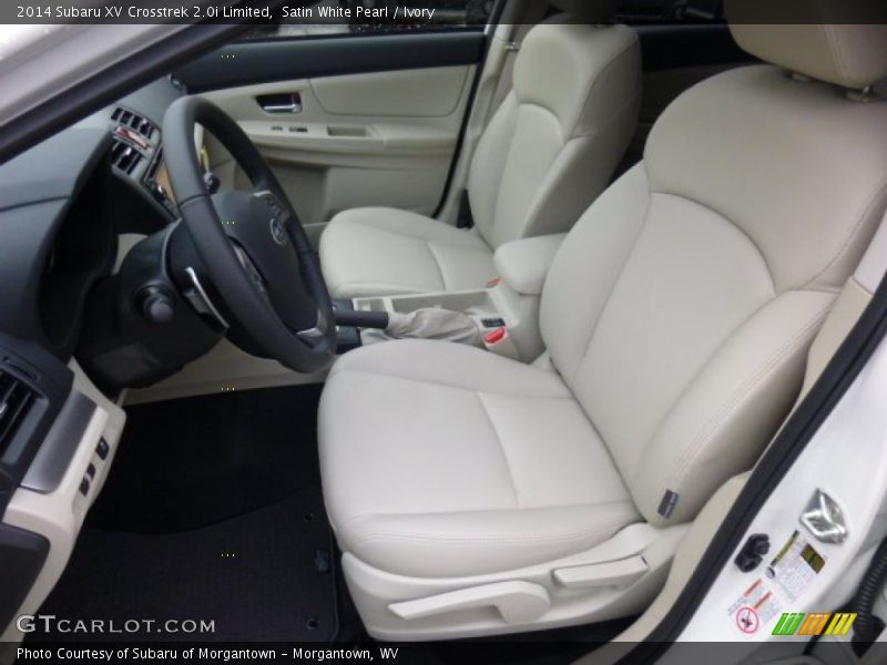 Satin White Pearl / Ivory 2014 Subaru XV Crosstrek 2.0i Limited
