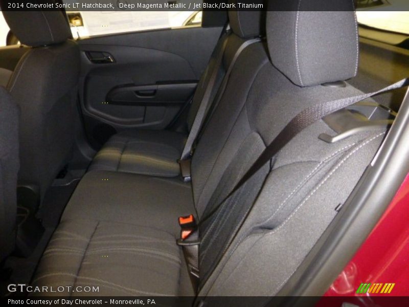 Deep Magenta Metallic / Jet Black/Dark Titanium 2014 Chevrolet Sonic LT Hatchback