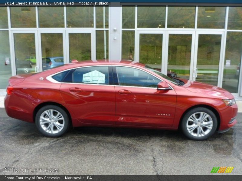 Crystal Red Tintcoat / Jet Black 2014 Chevrolet Impala LT