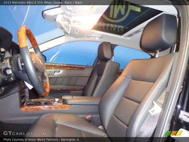 Black / Black 2013 Mercedes-Benz E 350 4Matic Sedan