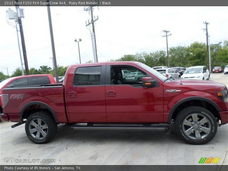 Ruby Red Metallic / Black 2013 Ford F150 FX4 SuperCrew 4x4