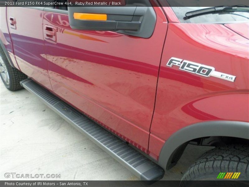 Ruby Red Metallic / Black 2013 Ford F150 FX4 SuperCrew 4x4