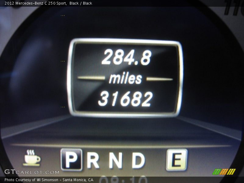 Black / Black 2012 Mercedes-Benz C 250 Sport