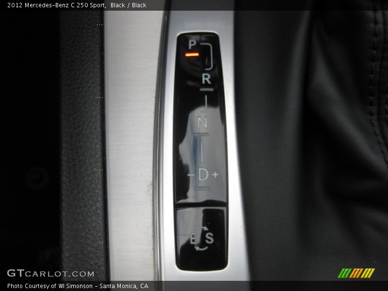 Black / Black 2012 Mercedes-Benz C 250 Sport