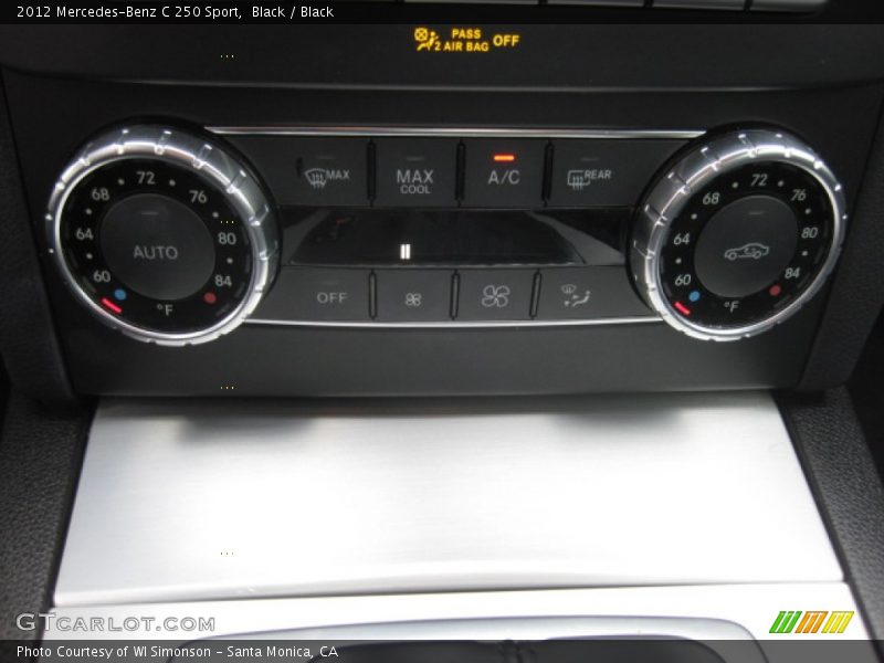 Black / Black 2012 Mercedes-Benz C 250 Sport