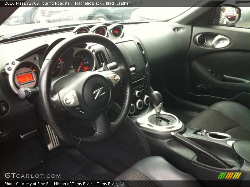 Magnetic Black / Black Leather 2010 Nissan 370Z Touring Roadster