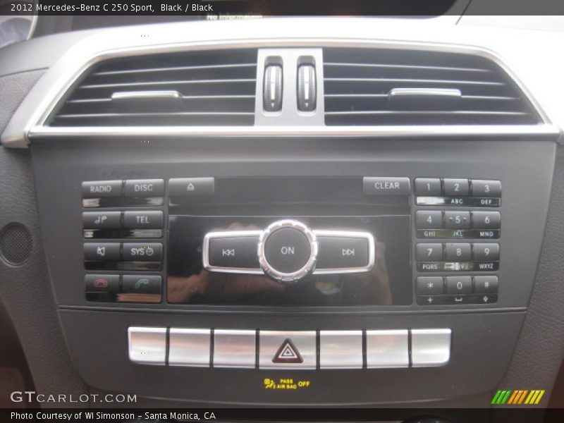 Black / Black 2012 Mercedes-Benz C 250 Sport