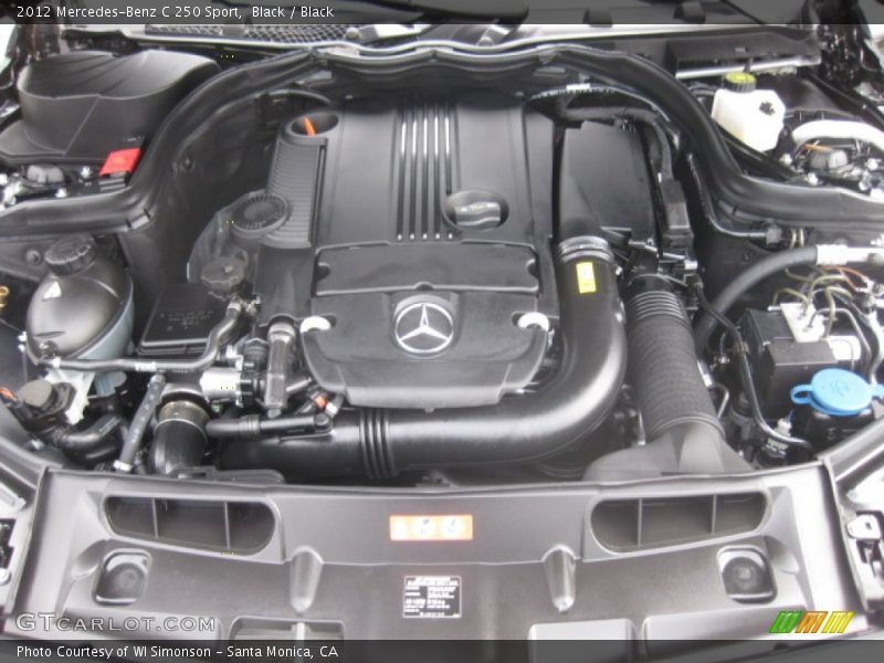Black / Black 2012 Mercedes-Benz C 250 Sport