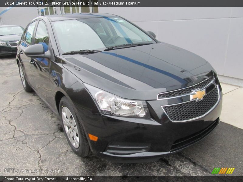 Black Granite Metallic / Jet Black/Medium Titanium 2014 Chevrolet Cruze LS