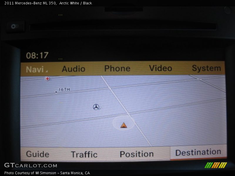 Arctic White / Black 2011 Mercedes-Benz ML 350