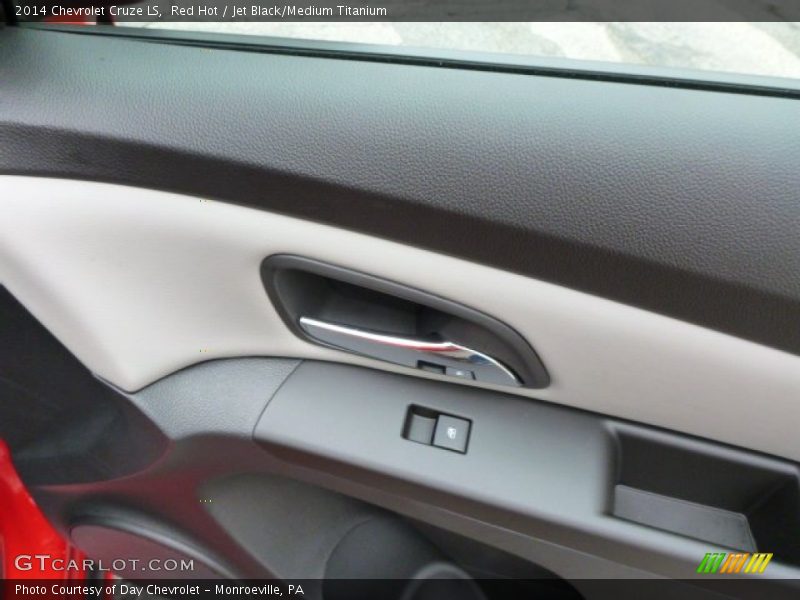 Red Hot / Jet Black/Medium Titanium 2014 Chevrolet Cruze LS