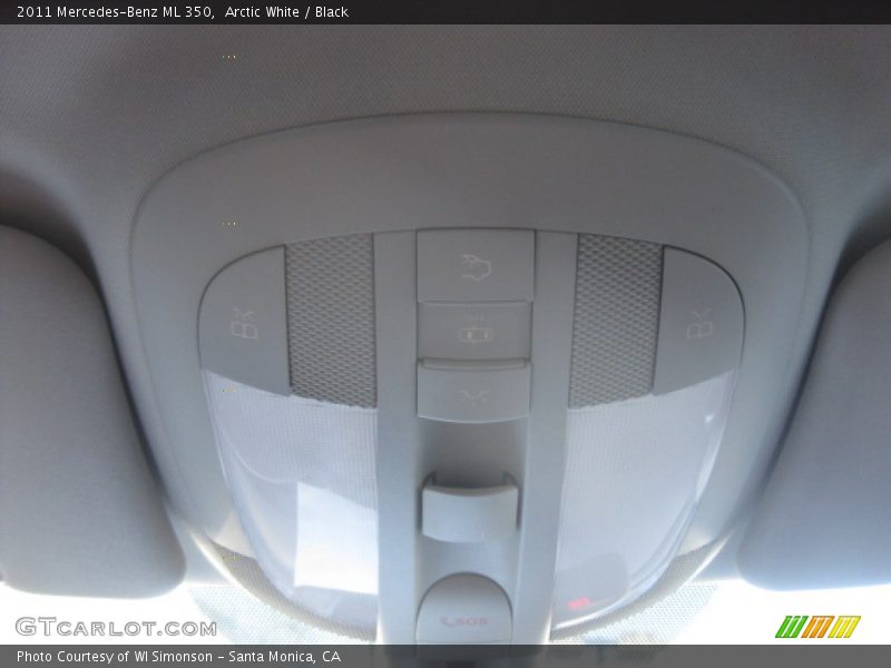 Arctic White / Black 2011 Mercedes-Benz ML 350