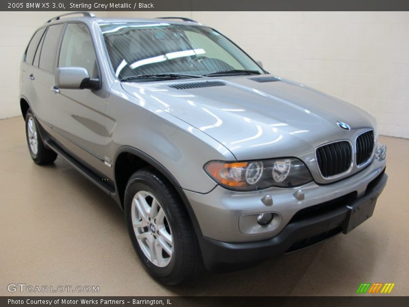 Sterling Grey Metallic / Black 2005 BMW X5 3.0i