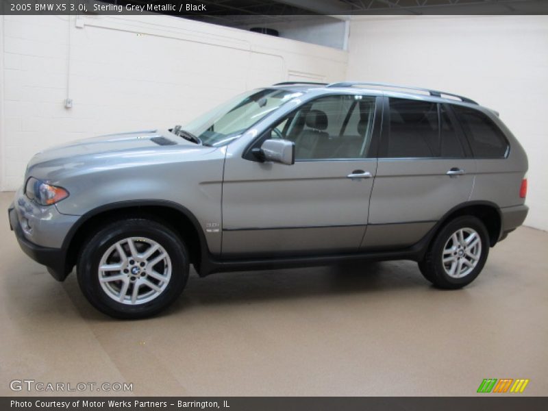 Sterling Grey Metallic / Black 2005 BMW X5 3.0i