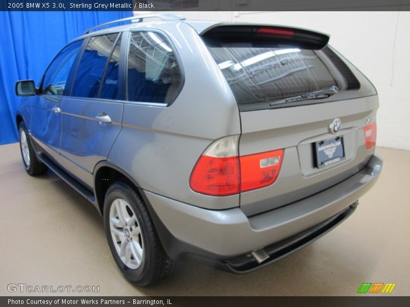 Sterling Grey Metallic / Black 2005 BMW X5 3.0i