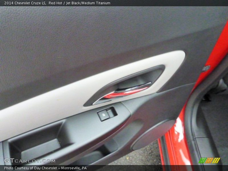 Red Hot / Jet Black/Medium Titanium 2014 Chevrolet Cruze LS
