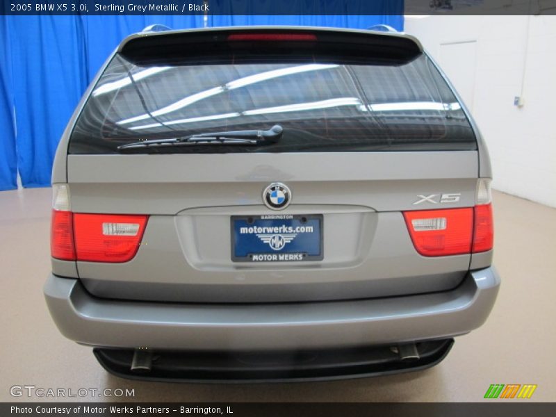 Sterling Grey Metallic / Black 2005 BMW X5 3.0i