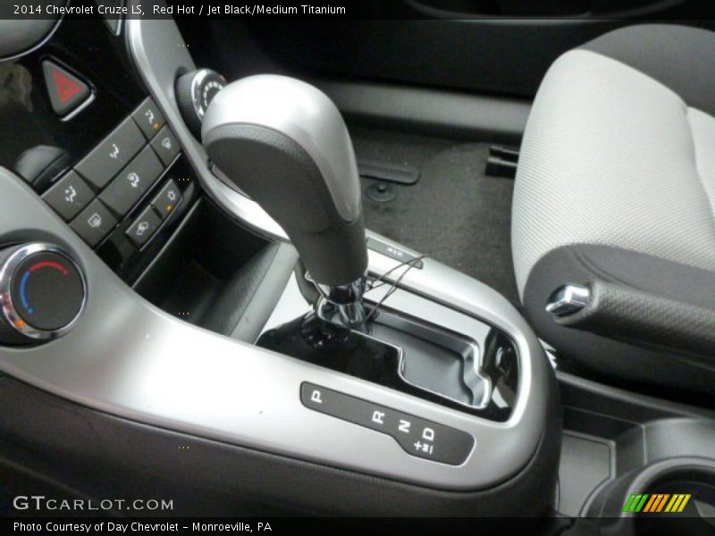 Red Hot / Jet Black/Medium Titanium 2014 Chevrolet Cruze LS