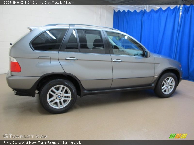 Sterling Grey Metallic / Black 2005 BMW X5 3.0i