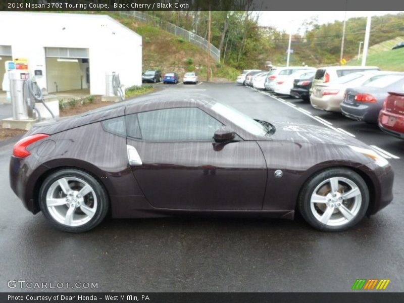 Black Cherry / Black Cloth 2010 Nissan 370Z Touring Coupe