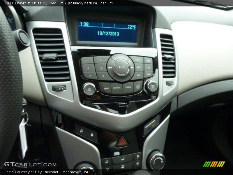 Red Hot / Jet Black/Medium Titanium 2014 Chevrolet Cruze LS