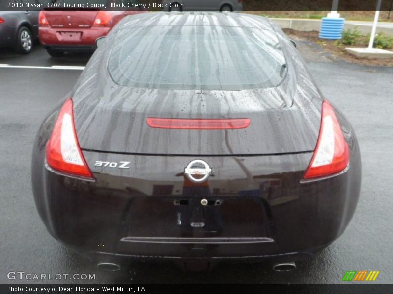 Black Cherry / Black Cloth 2010 Nissan 370Z Touring Coupe