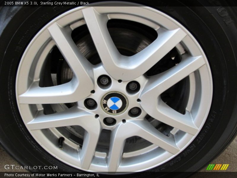 Sterling Grey Metallic / Black 2005 BMW X5 3.0i
