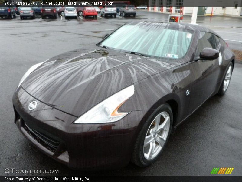 Black Cherry / Black Cloth 2010 Nissan 370Z Touring Coupe