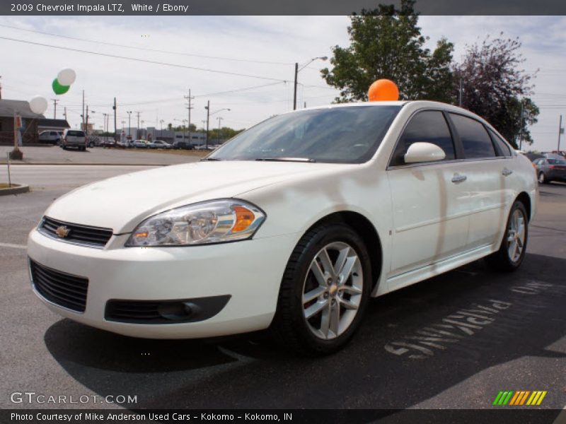 White / Ebony 2009 Chevrolet Impala LTZ