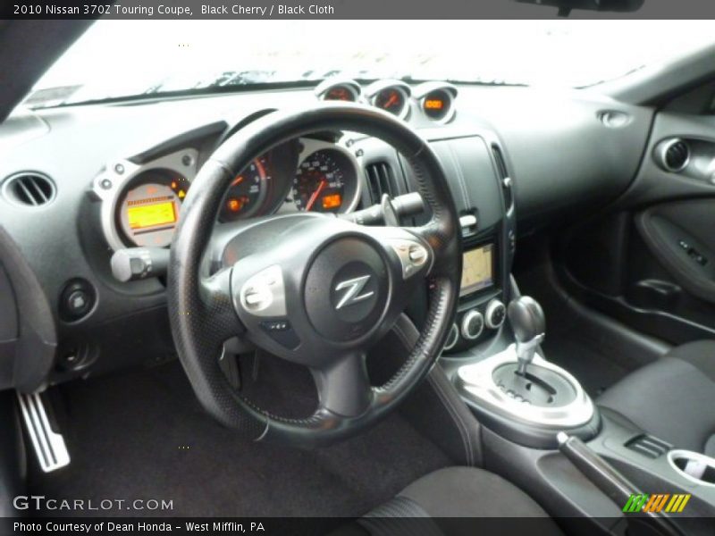 Black Cherry / Black Cloth 2010 Nissan 370Z Touring Coupe