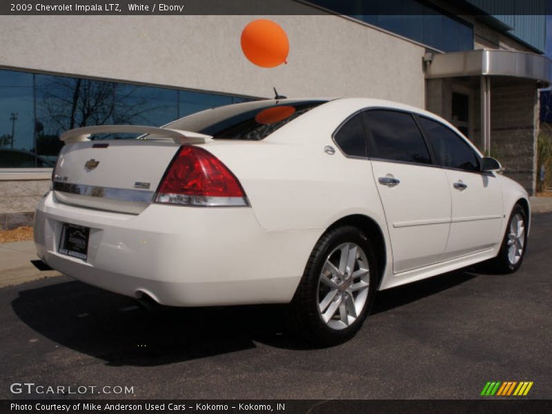 White / Ebony 2009 Chevrolet Impala LTZ