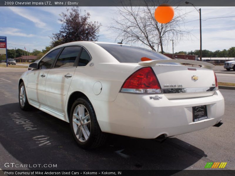 White / Ebony 2009 Chevrolet Impala LTZ