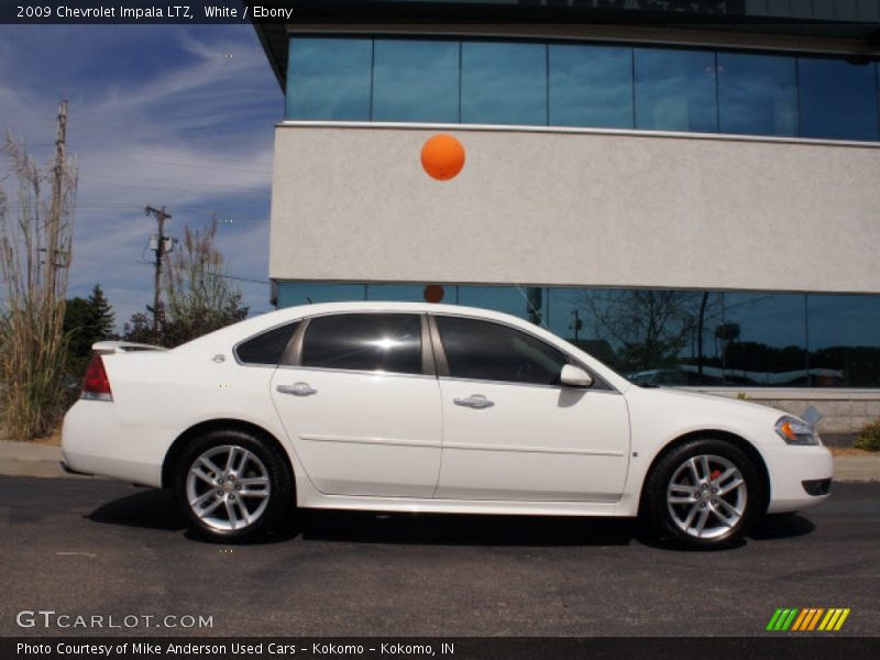 White / Ebony 2009 Chevrolet Impala LTZ